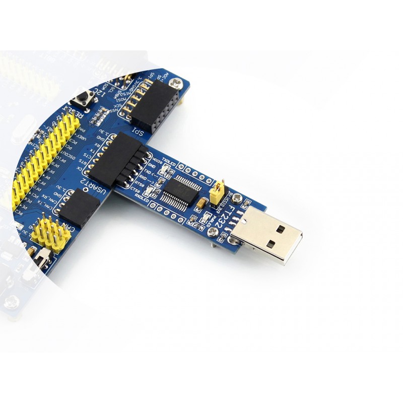 Модуль связи FT232 USB-UART (TTL), разъем USB-C/USB-A