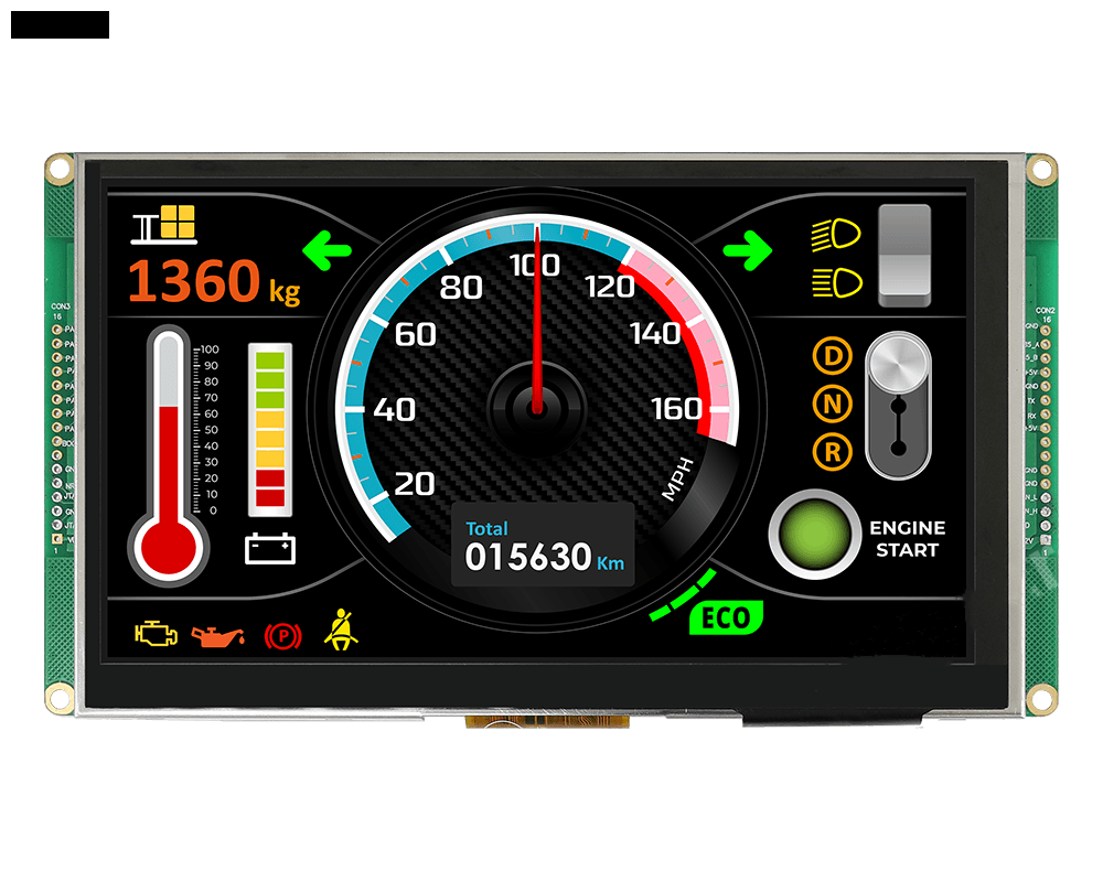 7-дюймовый интеллектуальный дисплей RS485 Modbus с емкостным сенсорным экраном