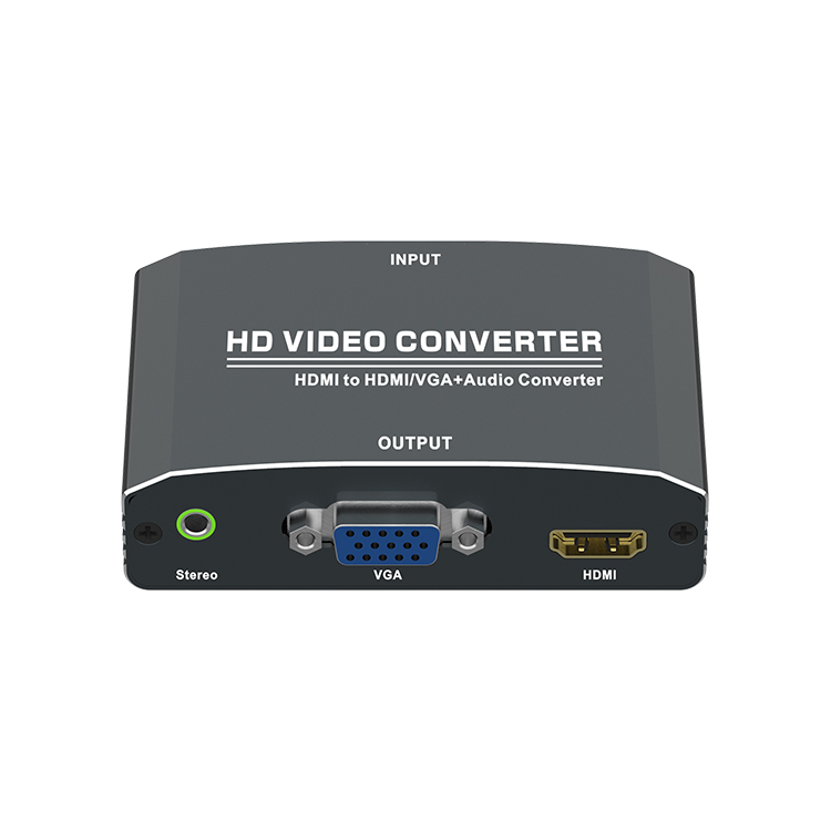 PII-632 Конвертер HDMI VGA+HDMI со звуком 3,5 мм и поддержкой 1080P